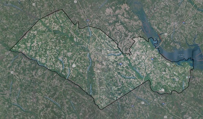 Orangeburg County SC USGS imagery and topo map