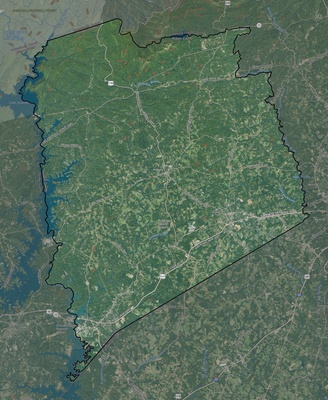 Pickens County SC USGS imagery and topo map