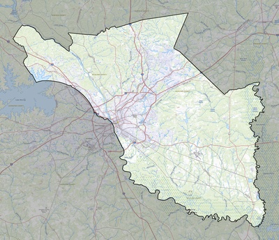 Richland County SC USGS topo map