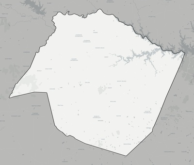 Saluda County SC county basemap context