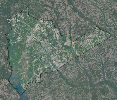 Sumter County SC USGS imagery and topo map