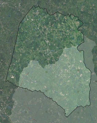 Union County SC USGS imagery and topo map