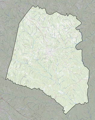 Union County SC USGS topo map