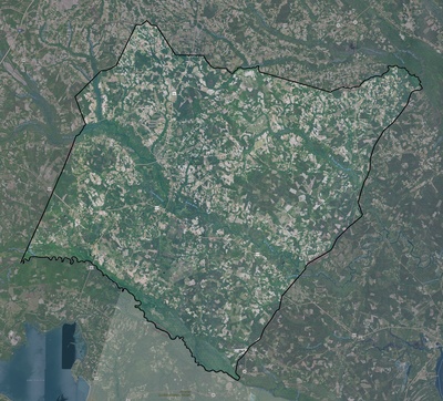 Williamsburg County SC USGS imagery and topo map