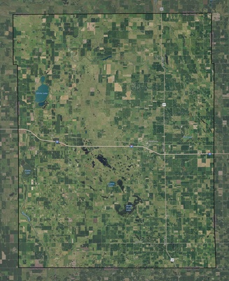 Aurora County SD USGS imagery and topo map