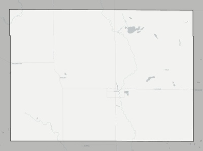 Beadle County SD county basemap context