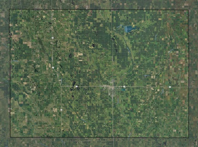 Beadle County SD USGS imagery and topo map