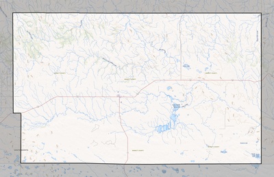 Bennett County SD USGS topo map