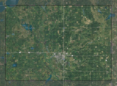 Brookings County SD USGS imagery and topo map
