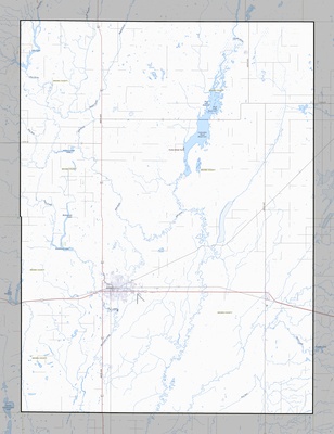 Brown County SD USGS topo map