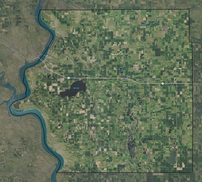 Brule County SD USGS imagery and topo map
