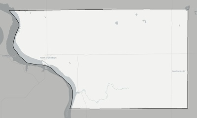 Buffalo County SD county basemap context