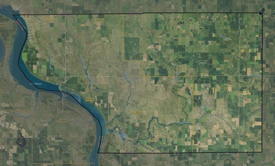 Buffalo County SD USGS imagery and topo map