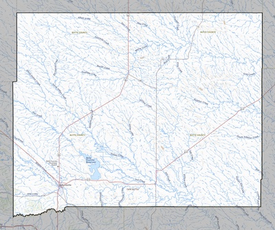 Butte County SD USGS topo map