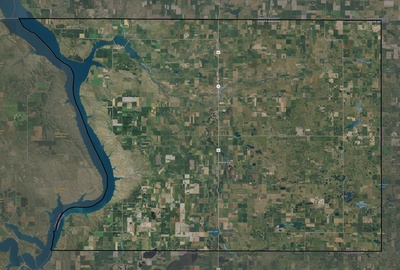 Campbell County SD USGS imagery and topo map
