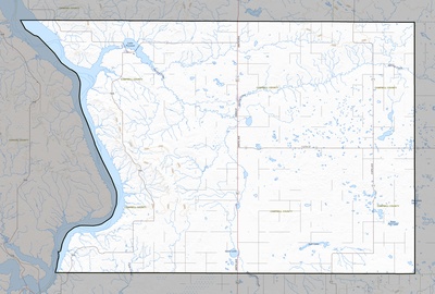 Campbell County SD USGS topo map