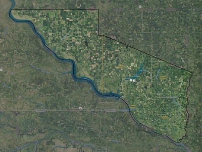 Charles Mix County SD USGS imagery and topo map