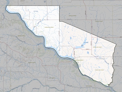 Charles Mix County SD USGS topo map
