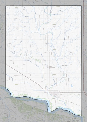 Clay County SD USGS topo map