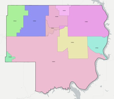 Dewey County SD ZIP code boundaries map