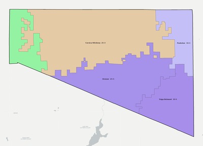 Douglas County SD school district boundaries map