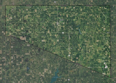Douglas County SD USGS imagery and topo map