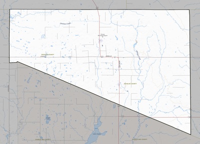 Douglas County SD USGS topo map