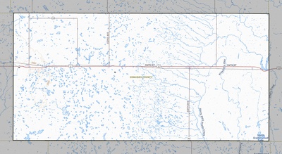 Edmunds County SD USGS topo map