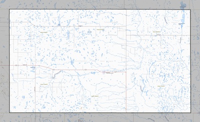 Faulk County SD USGS topo map