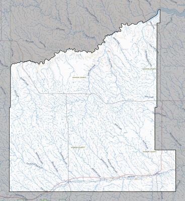 Haakon County SD USGS topo map