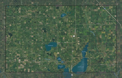 Hamlin County SD USGS imagery and topo map