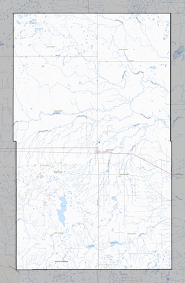 Hand County SD USGS topo map