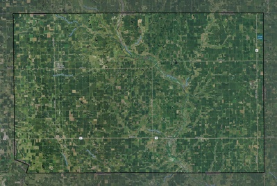 Hutchinson County SD USGS imagery and topo map