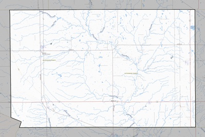 Hutchinson County SD USGS topo map