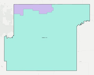 Jackson County SD school district boundaries map