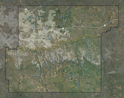 Jackson County SD USGS imagery and topo map