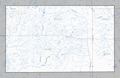 Jerauld County SD USGS topo map