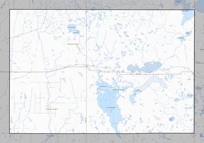 Kingsbury County SD USGS topo map