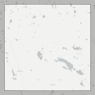 Lake County SD county basemap context