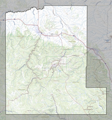 Lawrence County SD USGS topo map