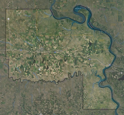 Lyman County SD USGS imagery and topo map