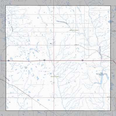 McCook County SD USGS topo map