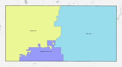 McPherson County SD school district boundaries map