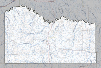 Mellette County SD USGS topo map
