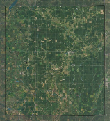 Moody County SD USGS imagery and topo map