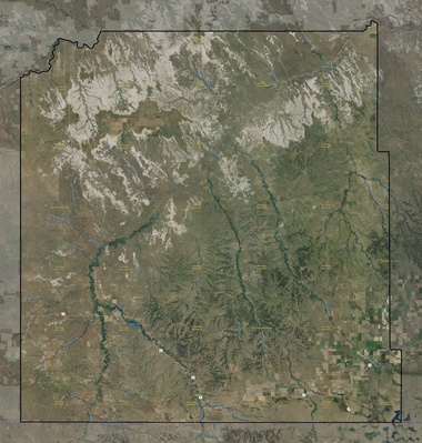 Oglala Lakota County SD USGS imagery and topo map