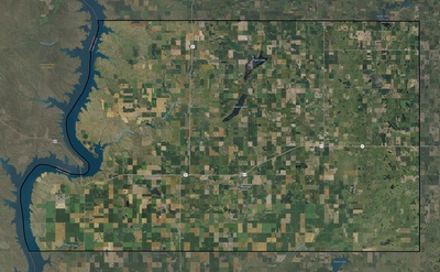 Potter County SD USGS imagery and topo map