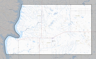 Potter County SD USGS topo map