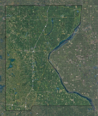 Roberts County SD USGS imagery and topo map