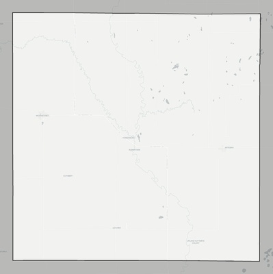 Sanborn County SD county basemap context